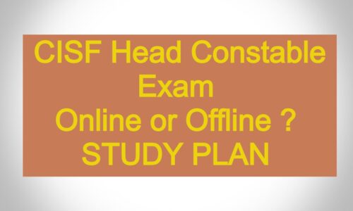 CISF Head Constable Ministerial Preparing Plans 2020 - How to Crack Exam