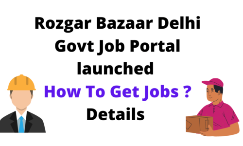 Rozgar Bazaar Delhi Govt Job Portal launched - How To Get Jobs ? Details